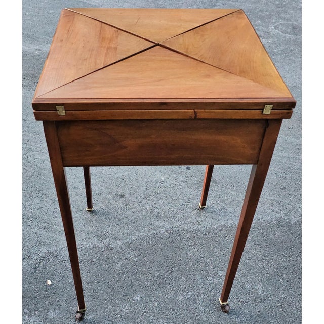 French 19th Century Envelope Game Table For Sale In Washington DC - Image 6 of 11