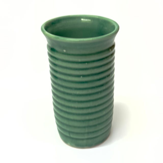 Symphony in Green Ceramic Vase Curation - Group of 5 For Sale - Image 10 of 15