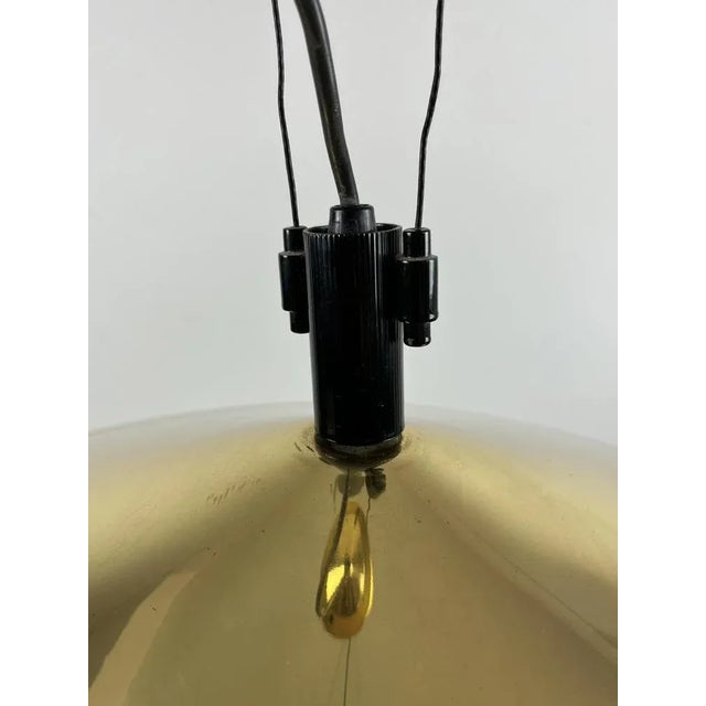 Suspension Lamp in Brass, Italy, 1970s For Sale - Image 4 of 10