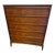 1960s Lane Rhythm Walnut Tall Chest Mid-Century Five Drawers For Sale