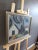 1967 Mid-Century Modern Swedish "House by the Trees" Vintage Landscape Oil Painting, Framed For Sale - Image 10 of 11