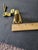Metal 1980s Solid Brass Kickdown Door Stopper For Sale - Image 7 of 8