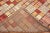 Textile Large Geometric Warm Colors Modern Area Rug For Sale - Image 7 of 7