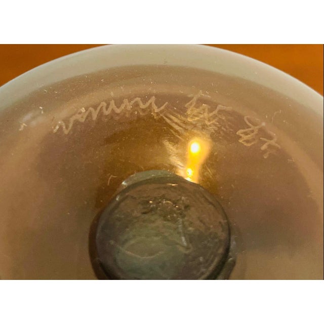 Blue Hourglasses by Fulvio Bianconi for Venini, 1980s, Set of 2 For Sale - Image 8 of 9