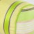 Chartreuse Fresh Citrus Stripe Bolster Pillow For Sale - Image 8 of 9