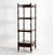 English Antique British Colonial Four Tiered Stand or Etagere For Sale - Image 3 of 10