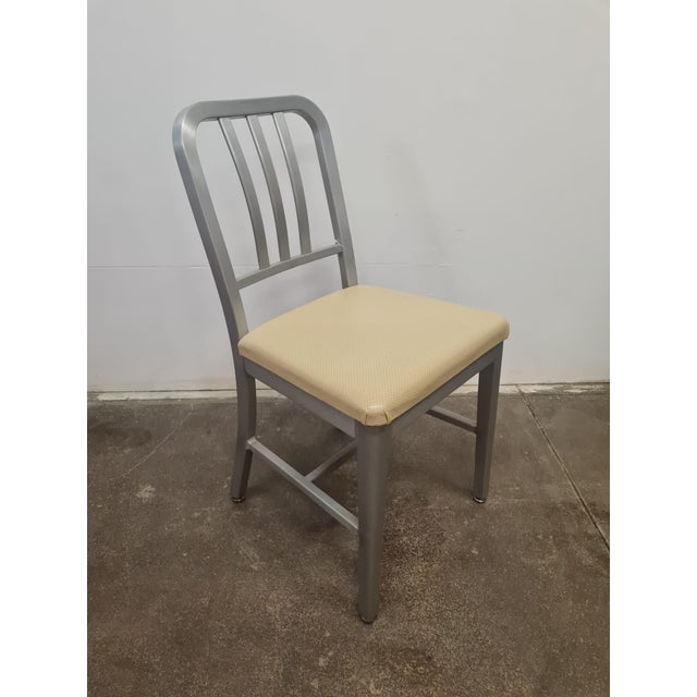 Beige Chair in Aluminium, USA, 1950s For Sale - Image 8 of 8