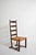 Low Wood and Straw Chair, 1950s For Sale - Image 6 of 6