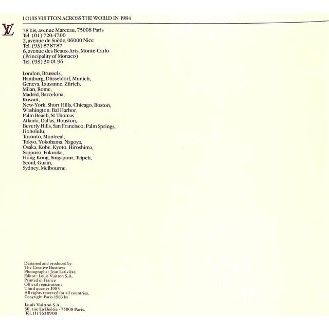 Traditional "A Journey Through Time: A Louis Vuitton Retrospective Exhibition" 1983 Mathey, Francois For Sale - Image 3 of 11