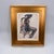 Signed Seated Nude Figure Drawing Charcoal Colored Pencil Gilt Frame For Sale - Image 9 of 12