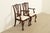 Drexel Heritage Drexel Heritage Chippendale Carved Mahogany Armchairs, Pair For Sale - Image 4 of 13