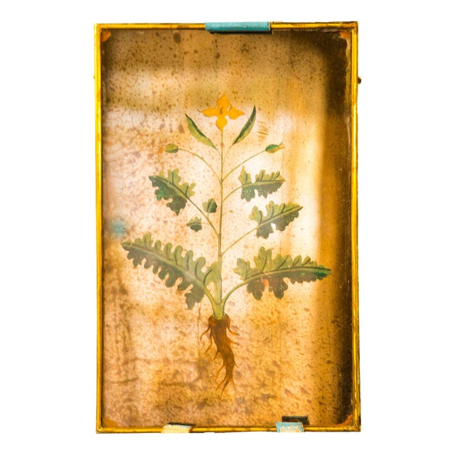 Cross Flower Silver Mirror from Unique Mirrors For Sale