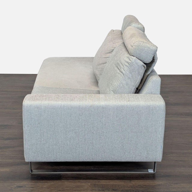 Modern BoConcept Modern Light Gray Sectional With Adjustable Headrests For Sale - Image 3 of 11