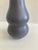 Charcoal Mid Century Matte Charcoal Glazed Ceramic Gourd Vase For Sale - Image 8 of 9
