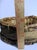 Brown Rustic Vintage Wood Shave Natural Fiber Gathering Basket For Sale - Image 8 of 15