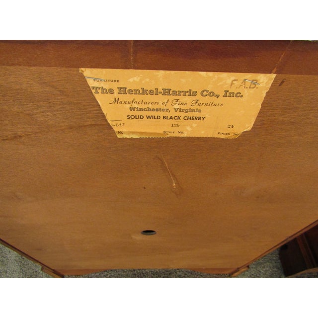 Henkel Harris Solid Cherry Pair of Nightstands For Sale - Image 15 of 15