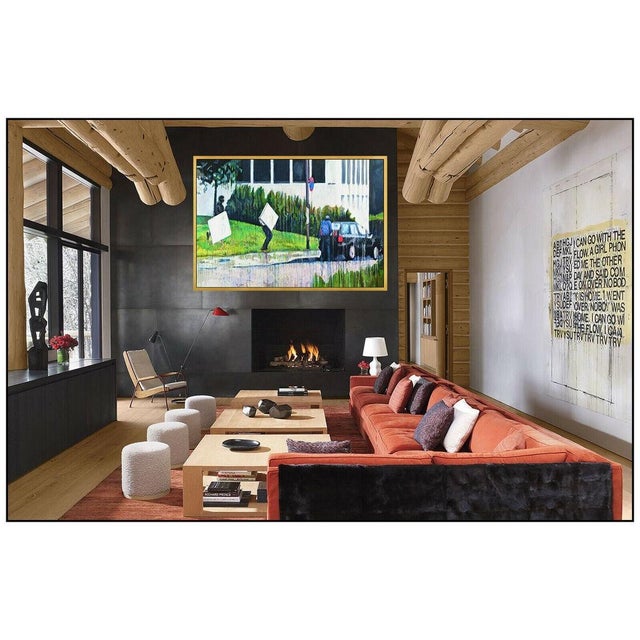Message us to inquire about custom framing options! (Included for free with every purchase) The artwork here, "The Heist",...