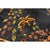 Navy Blue 1920s Navy Blue Green Floral Antique Chinese Art Deco Carpet 11'9" X 14'9'' Rug For Sale - Image 8 of 10