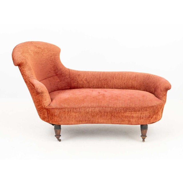 French French Napoleon III Style Chaise Lounge For Sale - Image 3 of 6