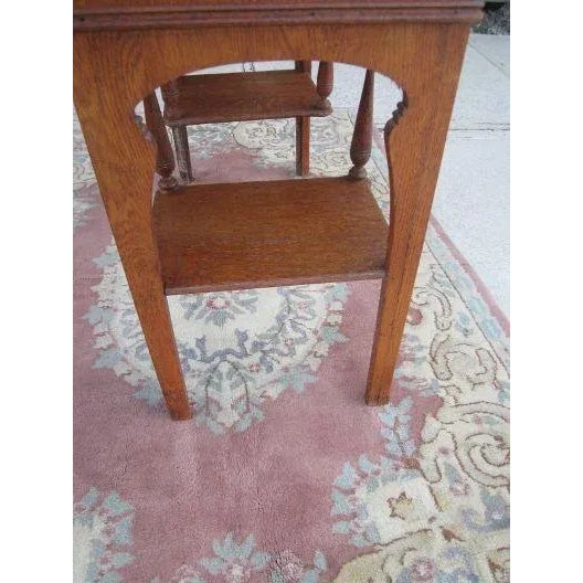 1900s Antique Secretary Wood Desk With Slant Front Top One Drawer Drop Front by Skandia Furniture Co For Sale - Image 9 of 13
