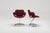 Mid-Century Modern Sculptural Scimitar Dining Table and Chairs in Burgundy Bouclé by Boris Tabacoff for Mobilier Modulaire Moderne, 1970s, Set of 6 For Sale - Image 3 of 18