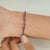 Certified Natural 5.67 Ct Ruby Square Cut Tennis Bracelet - Wedding Jewelry For Sale - Image 6 of 14