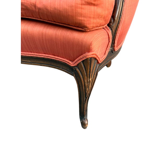 Wood Mid 20th Century French Mid-Century Bergere Chair by Meyer Gunther Martini For Sale - Image 7 of 9