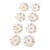 1950s Charles Field Haviland Limoges and Goa France Dessert Plates - Set of 8 For Sale