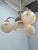 Pink Art Deco Pink Glass Chandelier, Czechoslovakia, 1940s For Sale - Image 8 of 14