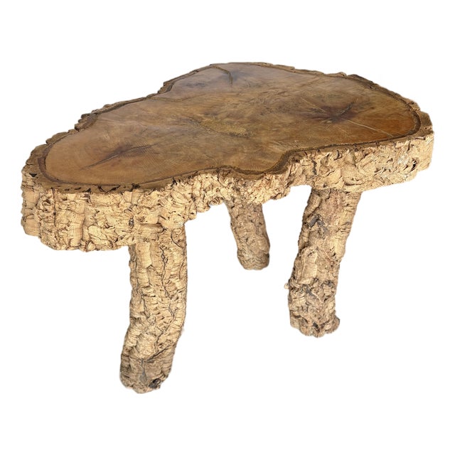 20th Century French Burr Wood Coffee Table For Sale