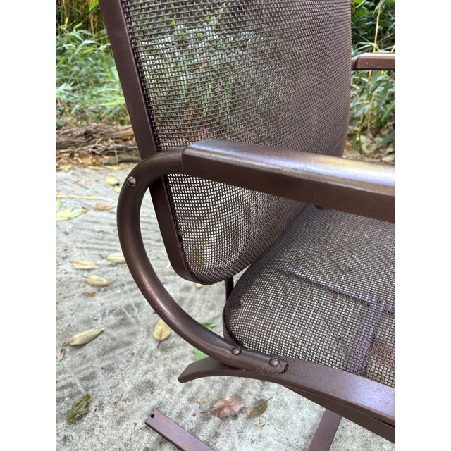 Mid Century Modern Rockers, a Pair- Restored For Sale - Image 4 of 8