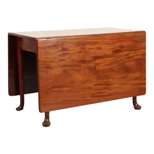 Early 19th Century Queen Anne Mahogany Drop Leaf Ding Table