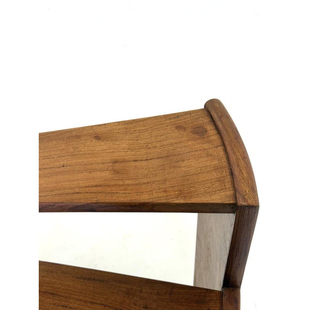Mid-Century Modern Vintage Teak Library Stairs by Franco Albini For Sale - Image 3 of 13