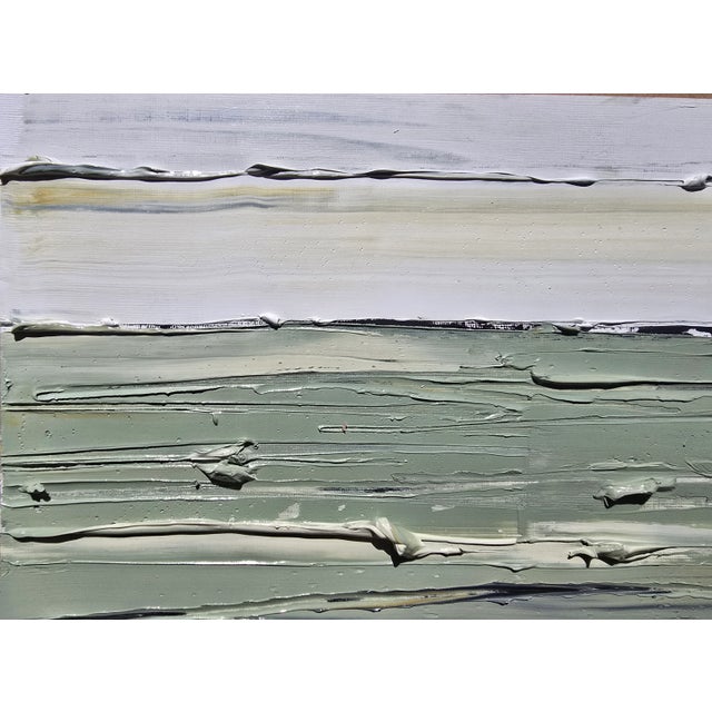 2020s Contemporary Natural Color Palette Abstract Landscape Painting / Color Field / Beach Art For Sale - Image 5 of 11