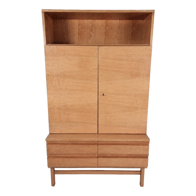 Vintage Cabinet in Ash, 1970s For Sale