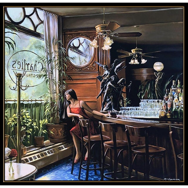 Contemporary Late 20th Century Charlie's Bar, Harry McCormick For Sale - Image 3 of 5