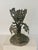 Bronze Vintage Art Nouveau Style Grapevine Cast Metal Sculptural Jardinere 8” Tall X 5” Diameter For Sale - Image 8 of 11