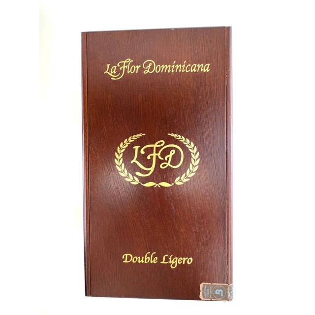 Curated Collection of Six Premium Wooden Cigar Boxes for Decorative Display & Storage For Sale - Image 12 of 12