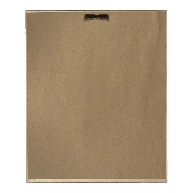 Accurate reproduction of the original oil painting, this image is printed on canvas, mounted to a board and treated with a...