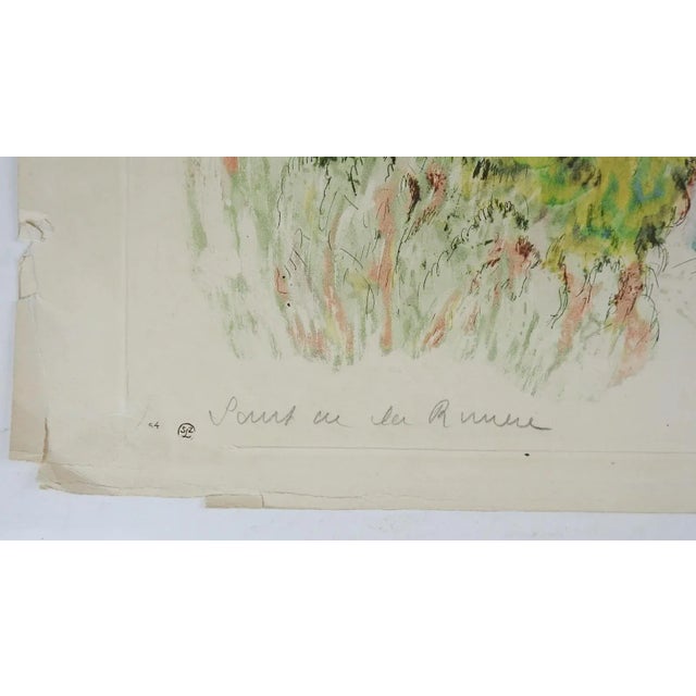 English Vintage Early 20th Century French Steeplechase Horse Racing Etching For Sale - Image 3 of 6