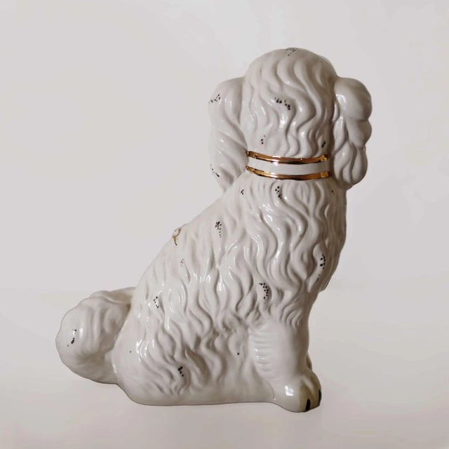 Staffordshire Staffordshire Mantel Spaniels - A Pair For Sale - Image 4 of 7