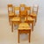 Vintage Pine Dining Chairs, Set of 6 For Sale - Image 5 of 11