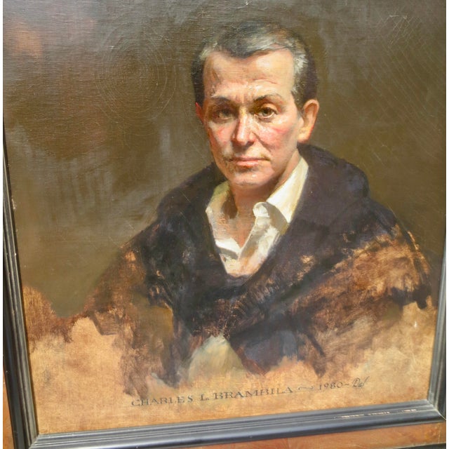 David A. Leffel Portrait of Charles L. Bramhila 1980 For Sale - Image 9 of 9