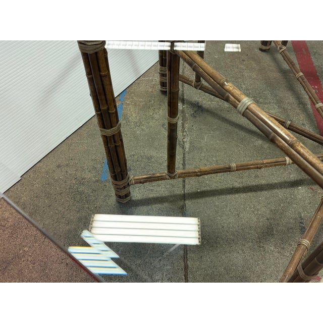 McGuire Furniture Late 20th Century Octagon Dining Table For Sale - Image 9 of 12