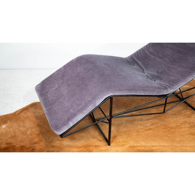 1980s Attributed to Paolo Passerini Chaise Lounge for Uvet Dimensione For Sale - Image 13 of 18