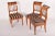 Antique Biedermeier Chairs in Walnut, 1820s, Set of 3 For Sale - Image 5 of 10