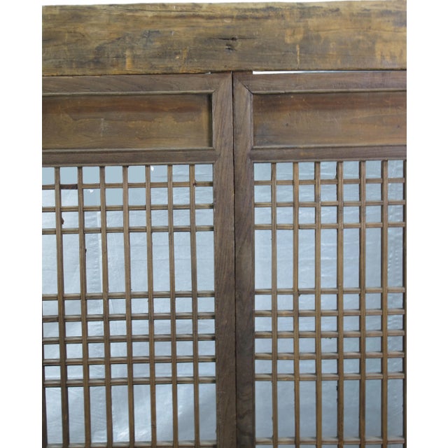 This Japanese window comes with a full window frame and iron stand and is ready to be mounted. Simple and earthy. Item...