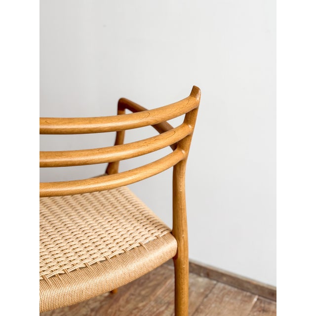Mid-Century Modern Danish Model 62 Armchair in Oak by Niels O. Møller for J.L. Møllers, 1960s For Sale - Image 13 of 18