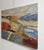 Contemporary Au-Delà Des Terres, Contemporary Abstract Landscape Oil Painting, Framed by Sophie Dumont For Sale - Image 3 of 9