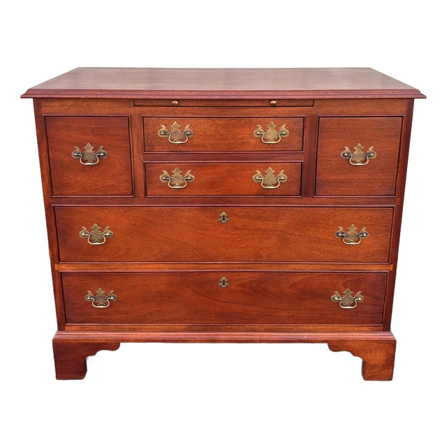 Stickley Georgian Style Mahogany 6-Drawer Chest of Drawers For Sale
